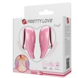 Pretty Love - Leaf Pinças Vibrantes Rosa