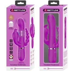Pretty Love - Cammy Vibrador Triplo Multifuncional 4 em 1 Rosa