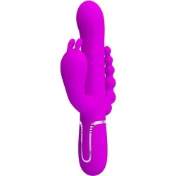 Pretty Love - Cammy Vibrador Triplo Multifuncional 4 em 1 Rosa