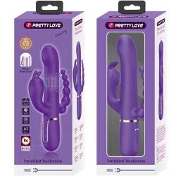 Pretty Love - Cammy Vibrador Triplo Multifuncional 4 em 1 Roxo