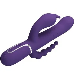 Pretty Love - Cammy Vibrador Triplo Multifuncional 4 em 1 Roxo