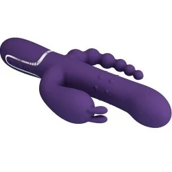 Pretty Love - Cammy Vibrador Triplo Multifuncional 4 em 1 Roxo