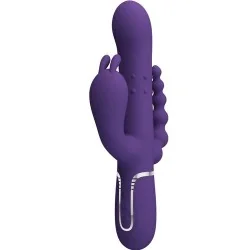 Pretty Love - Cammy Vibrador Triplo Multifuncional 4 em 1 Roxo