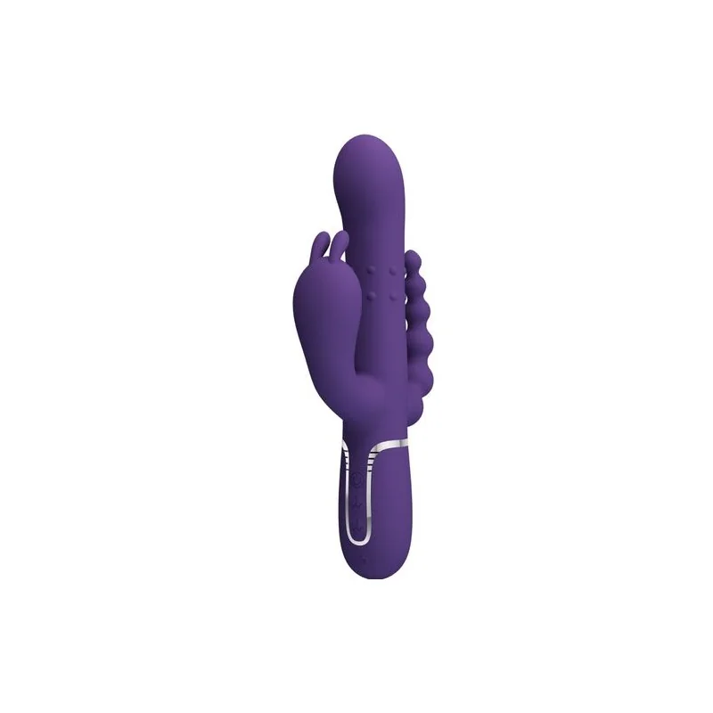 Pretty Love - Cammy Vibrador Triplo Multifuncional 4 em 1 Roxo
