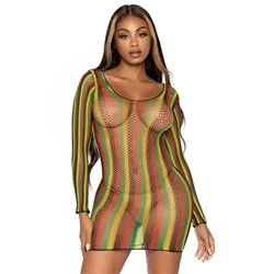 Leg Avenue Vestido Tamanho Único Rasta