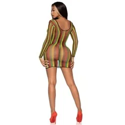 Leg Avenue Vestido Tamanho Único Rasta