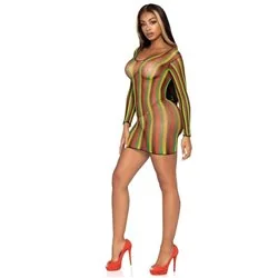 Leg Avenue Vestido Tamanho Único Rasta
