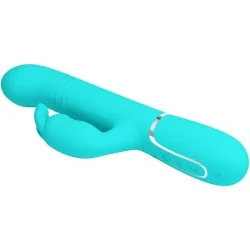 Pretty Love - Vibrador Coelho Pérolas Aqua Verde