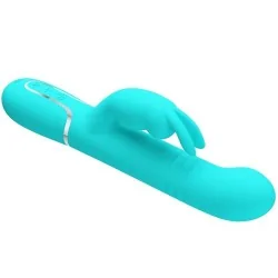 Pretty Love - Vibrador Coelho Pérolas Aqua Verde