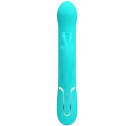 Pretty Love - Vibrador Coelho Pérolas Aqua Verde