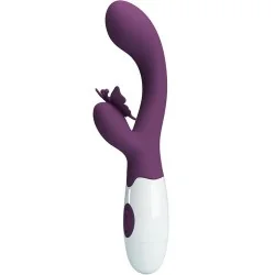 Pretty love - Butterfly Kiss Vibrador De Coelho E Estimulador De Ponto G Roxo