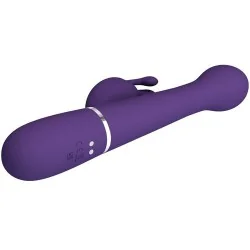 Pretty Love - Dejon Vibrador Coelho 3 Em 1 Multifuno Roxo