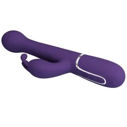 Pretty Love - Dejon Vibrador Coelho 3 Em 1 Multifuno Roxo