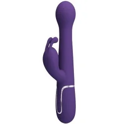 Pretty Love - Dejon Vibrador Coelho 3 Em 1 Multifuno Roxo