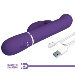 Pretty Love - Coale Coelho Vibrador 4 em 1 Roxo