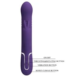 Pretty Love - Coale Coelho Vibrador 4 em 1 Roxo