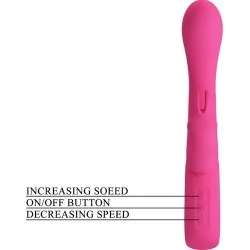 Pretty Love - Novak Rabbit Vibrador 12 Vibrações Rosa