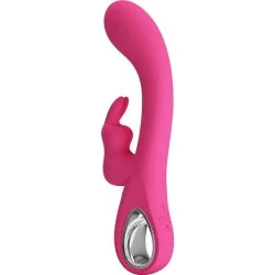 Pretty Love - Novak Rabbit Vibrador 12 Vibrações Rosa