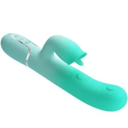Pretty Love - Gigi Multifuncional Coelho Vibrador Aqua Verde