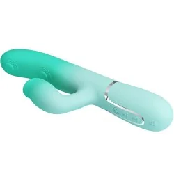 Pretty Love - Gigi Multifuncional Coelho Vibrador Aqua Verde