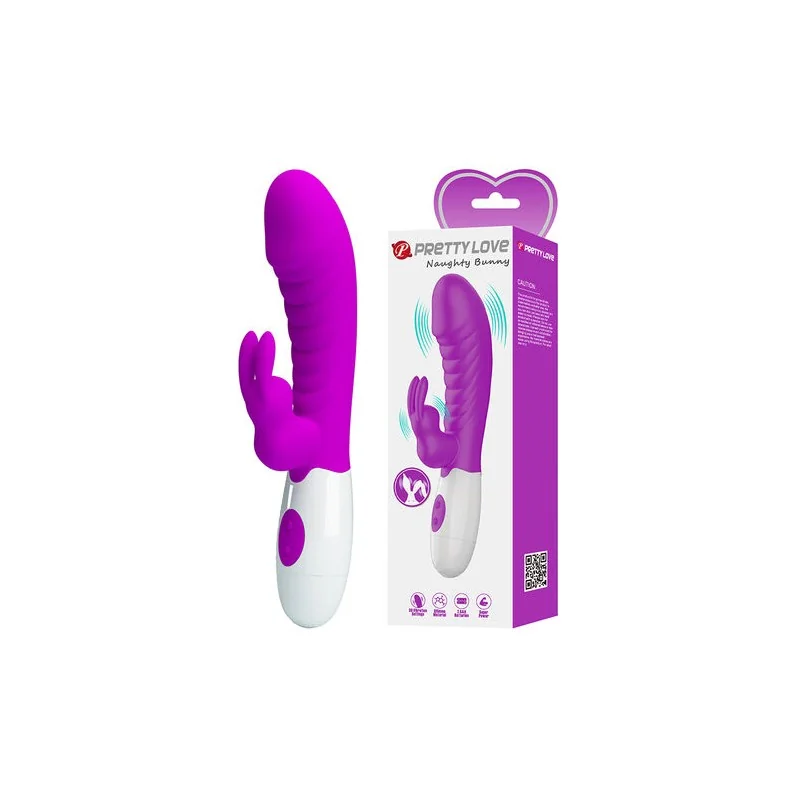 Pretty Love - Naughty Vibrador Roxo Bunny