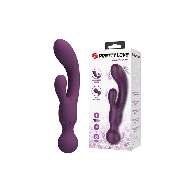Pretty Love - Vibrador Roxo Para Ponto G, Versátil E Completo