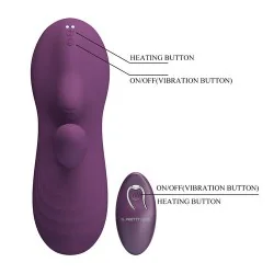 Pretty Love - Luka Vibrador De Sentado Com Efeito De Calor E Controle Remoto