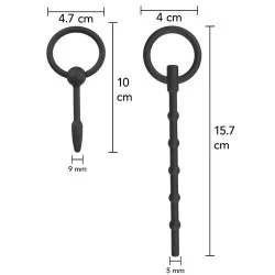 Hidden Desire - Extreme Advanced Conjunto De Plugs Uretrais 2 Unidades