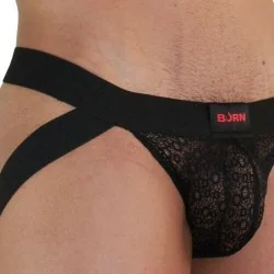 Burn - 005 Jock Lingerie Preto XL