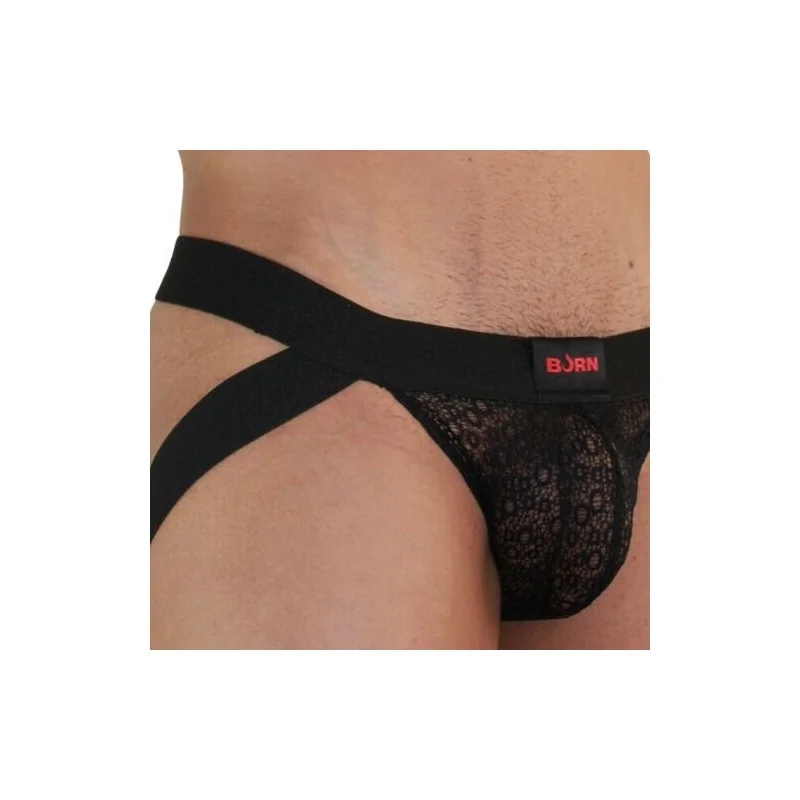 Burn - 005 Jock Lingerie Preto XL