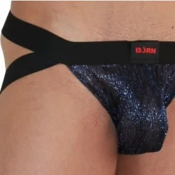 Burn - 006 Jock Brilhante Azul / Preto M
