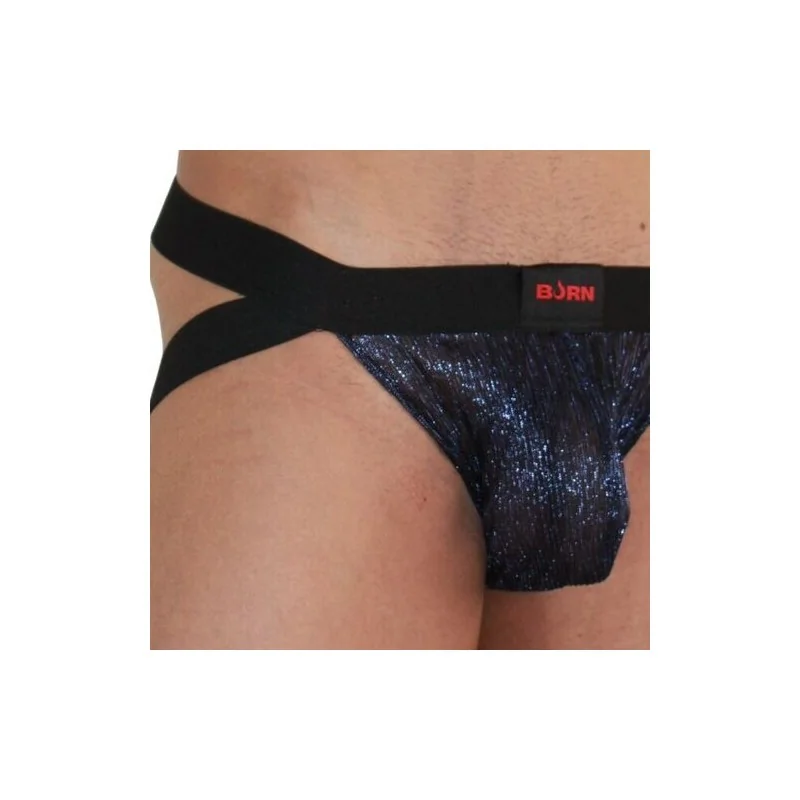 Burn - 006 Jock Brilhante Azul / Preto S