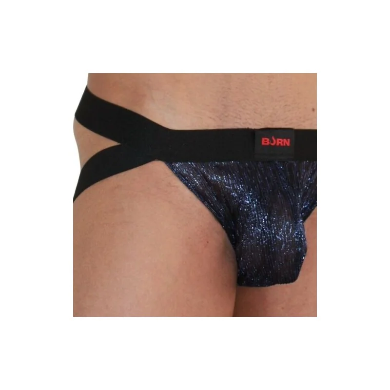 Burn - 006 Jock Brilhante Azul / Preto L
