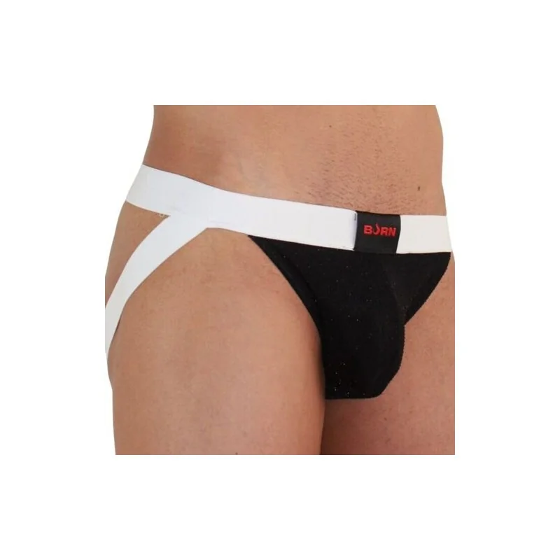 Burn - 004 Jock Brilhante Preto / Branco S