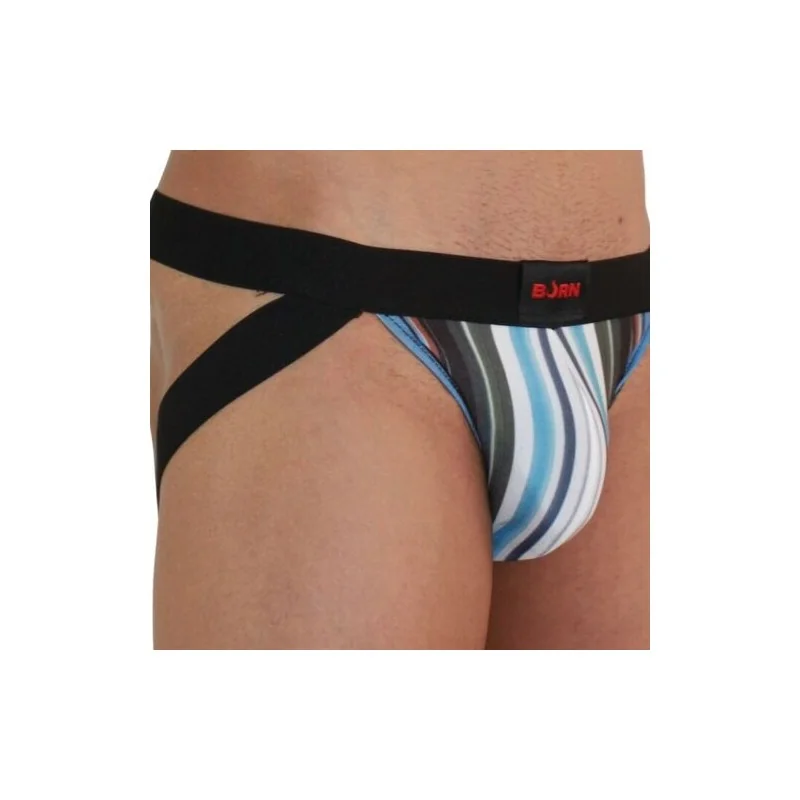 Burn - 009 Jock Multicolor / Preto XL