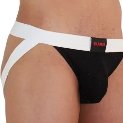 Burn - 004 Jock Brilhante Preto / Branco L