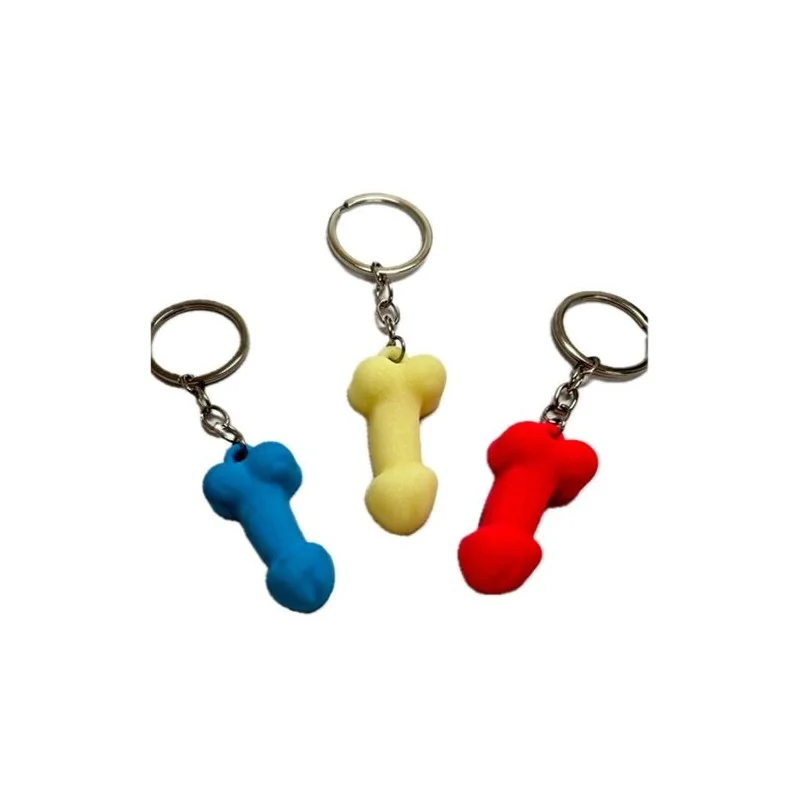 Diablo Picante - Chaveiro De Pênis De Silicone Com Cores Fosforescentes Variadas