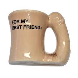 Diablo Picante - Caneca Magnet De Cerâmica Com Alça De Pênis "Para O Meu Melhor Amigo"