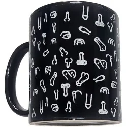 Diablo Picante - Caneca Pênis Preta 370 ML