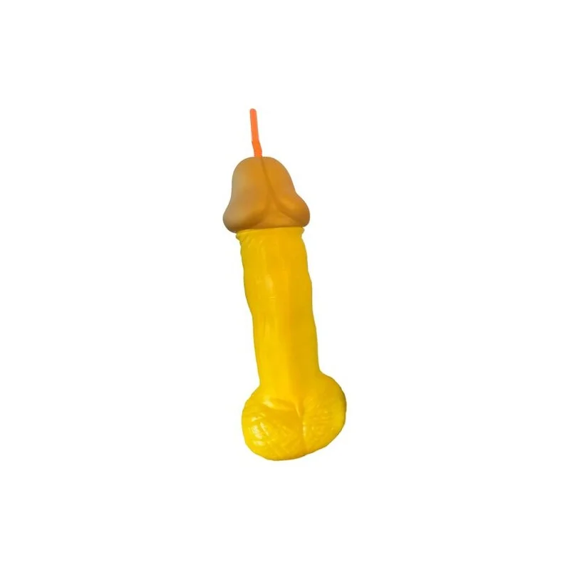 Diablo Picante - Copo Plástico Amarelo Para Pênis