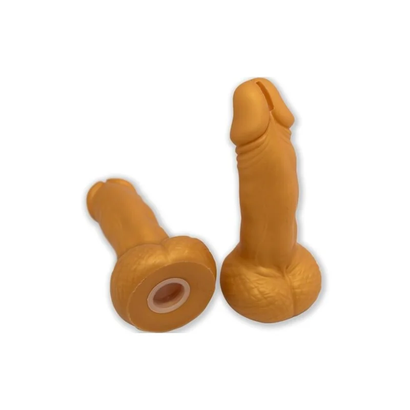 Diablo Picante - Cofre Em Formato De Pênis 22,5 Cm Dourado