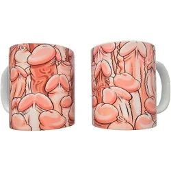 Diablo Picante - Caneca Pênis Color 370 ML