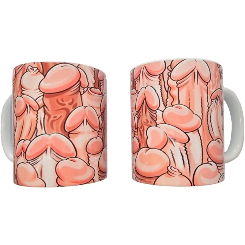 Diablo Picante - Caneca Pênis Color 370 ML