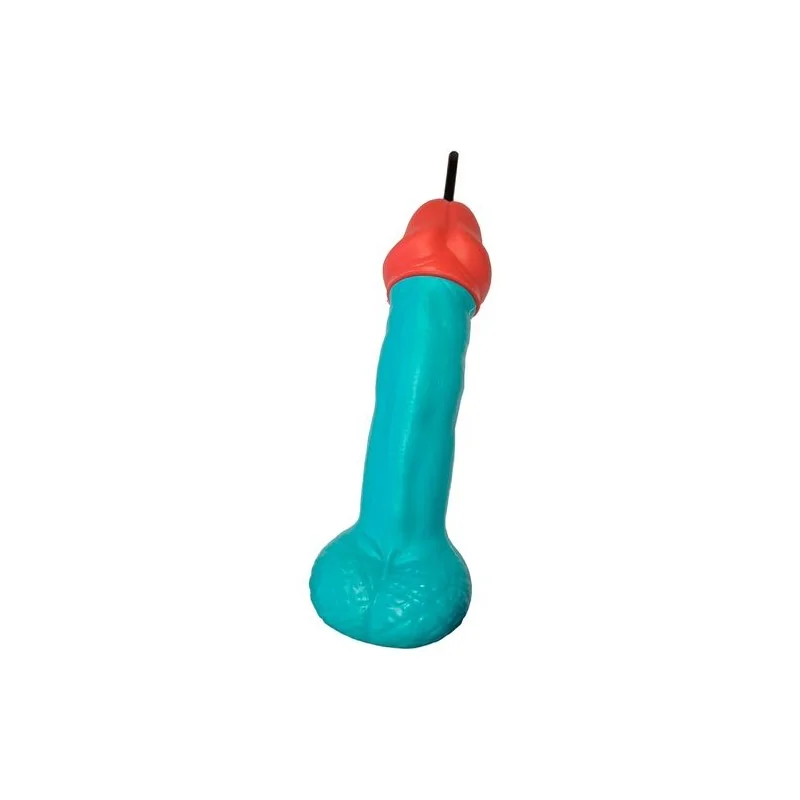 Diablo Picante - Copo Plástico Azul Para Pênis