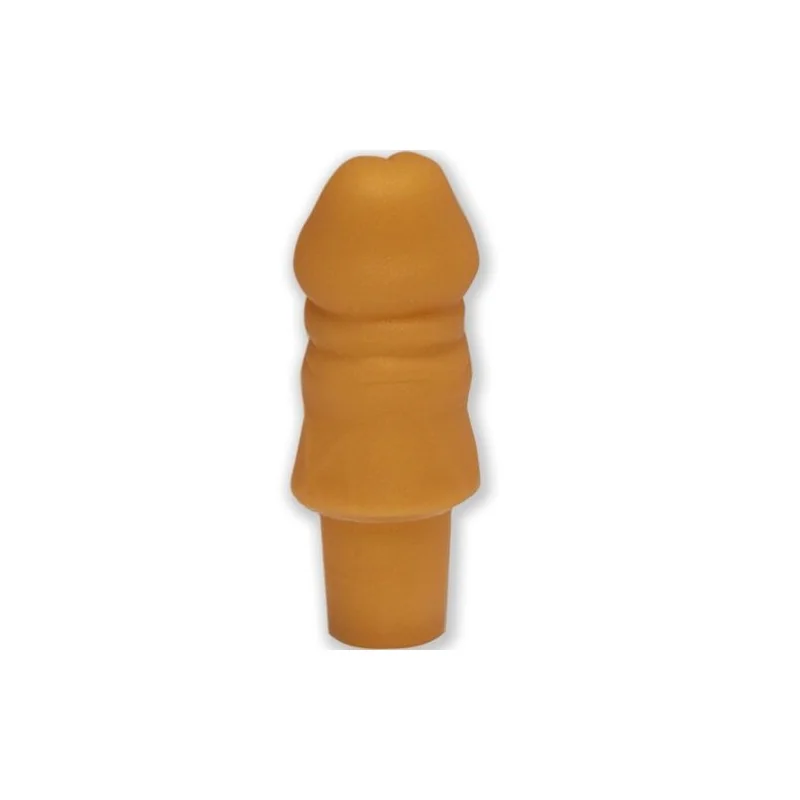 Diablo Picante - Plug Dourado Em Formato De Pênis