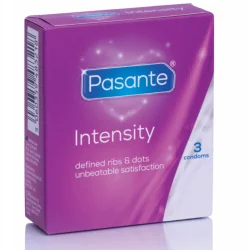 Pasante - Preservativos Pontos E Fora Com Intensidade 3 Unidades