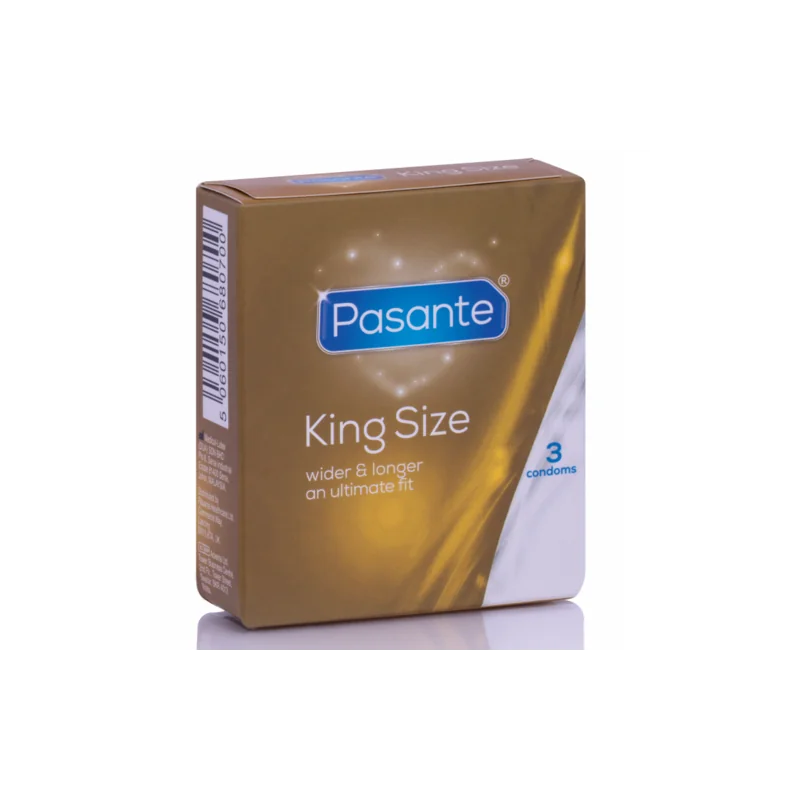 Pasante - Preservativos King Size 3 Unidades