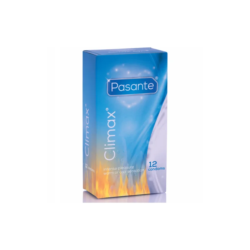 Pasante - Preservativo Climax 6 Efeito Calor + 6 Efeito Fresco / 12 Unidades