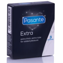 Pasante - Preservativo Extra Grosso De 3 Unidades