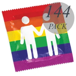 Pasante - Preservativos Formato Gay Pride 144 Pack